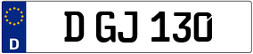 Truck License Plate